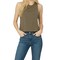 BELLA + CANVA Women's Racerback Crop Tank, Lightweight Sleeveless T-Shirt for Crafting